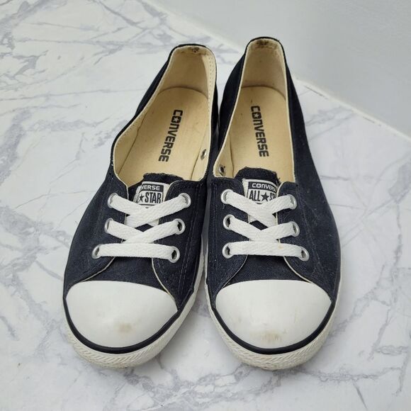 Converse All Star Black & White Sneakers Shoes Size: 6 US - Picture 1 of 10